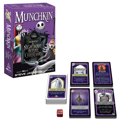 The Nightmare Before Christmas Munchkin Card Game